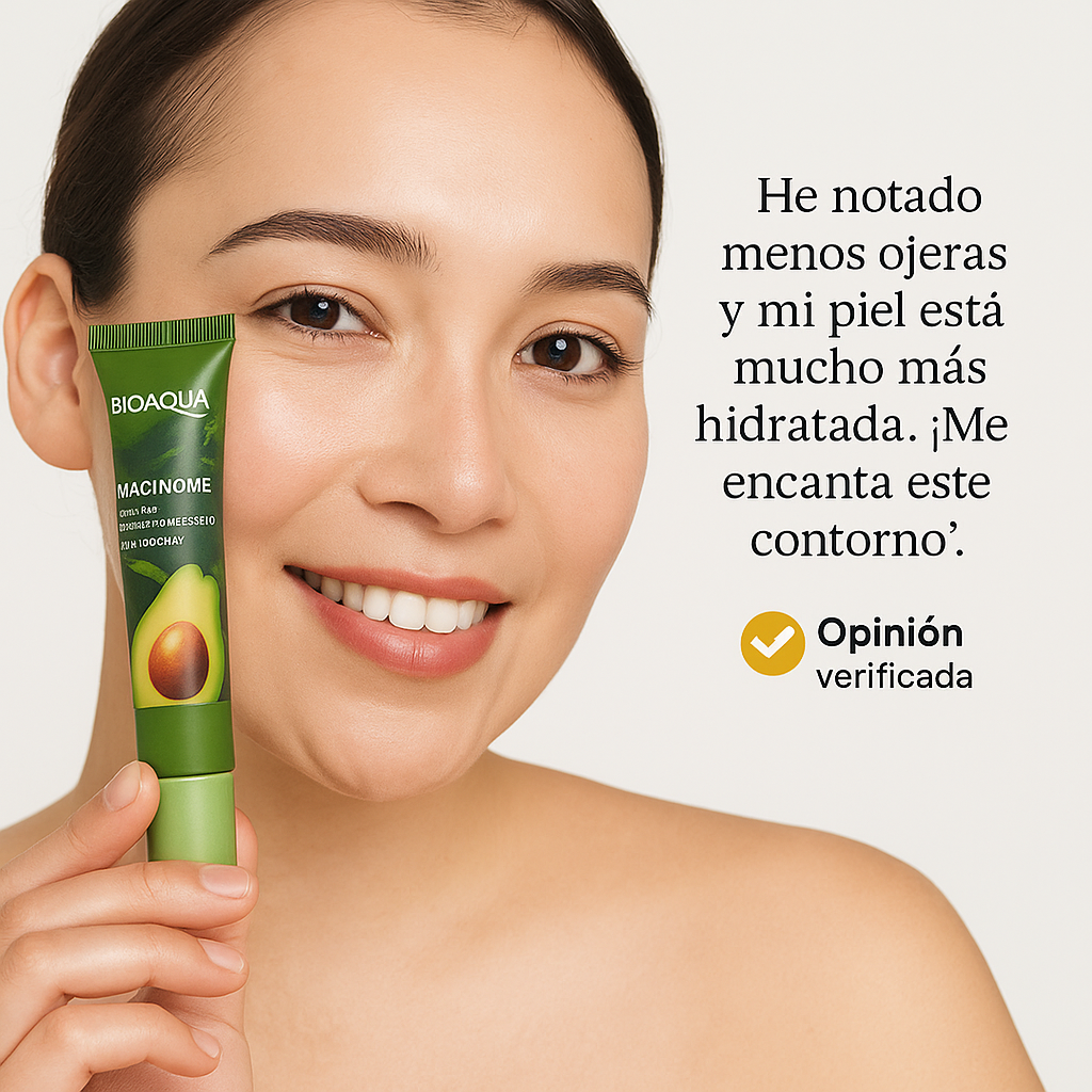Crema Contorno de Ojos Bioaqua | Aguacate para una Mirada Radiante