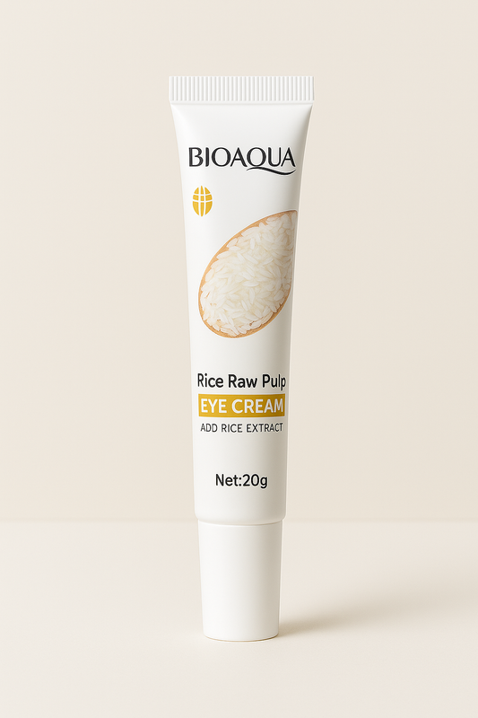 Crema Contorno de Ojos Bioaqua | Extracto de Arroz para una Mirada Radiante
