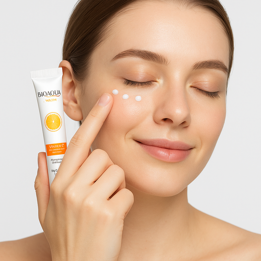 Crema Contorno de Ojos Bioaqua | Vitamina C para una Mirada Iluminada