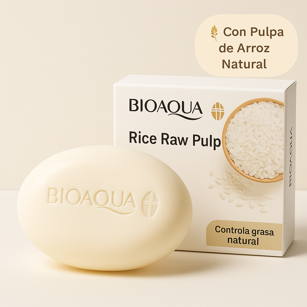 Jabón de Pulpa de Arroz Bioaqua