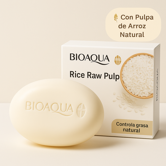 Jabón de Pulpa de Arroz Bioaqua