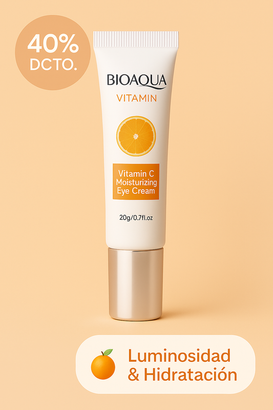 Crema Contorno de Ojos Bioaqua | Vitamina C para una Mirada Iluminada
